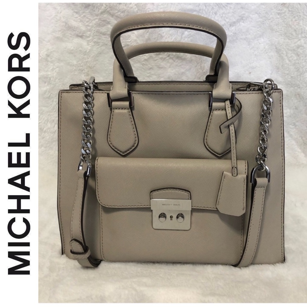 Michael Kors Grey Crossbody satchel